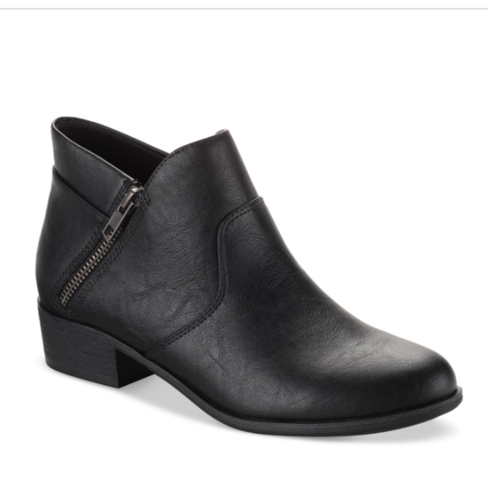 Sun + Stone  Womens Zipper Ankle Boots